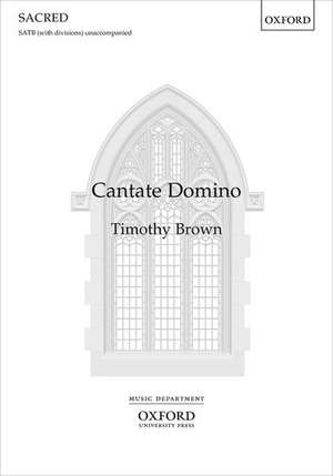 Cantate Domino de Timothy Brown