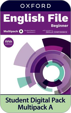 English File fifth edition: Beginner: Student Book & Workbook with access to Skills Confidence Multipack A: Print Student Book & Workbook with 2 years' access to Skills Confidence Multipack A