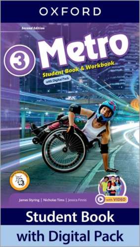 Metro: Level 3: Student Book and Workbook with Digital Pack