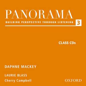 Panorama Listening 3: Audio CDs (3) de Daphne Mackey