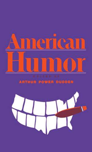 American Humor de Arthur Power Dudden