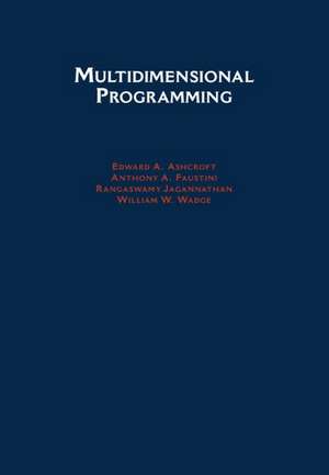 Multidimensional Programming de E. A. Ashcroft