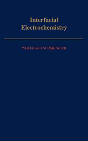 Interfacial Electrochemistry de Wolfgang Schmickler