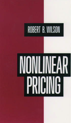 Nonlinear Pricing de Robert Wilson