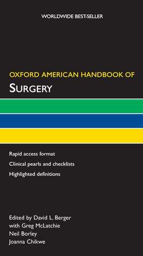 Oxford American Handbook of Surgery de David L. Berger