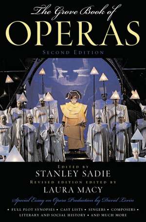 The Grove Book of Operas de Stanley Sadie