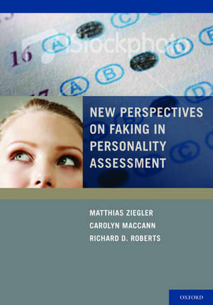 New Perspectives on Faking in Personality Assessments de Matthias Ziegler