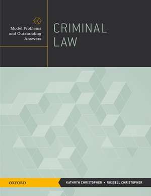 Criminal Law de Kathryn Christopher