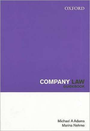 Company Law Guidebook de Michael Adams