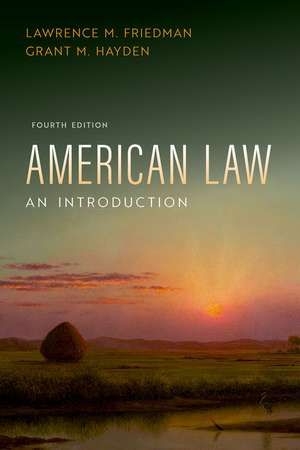 American Law: An Introduction de Lawrence M. Friedman