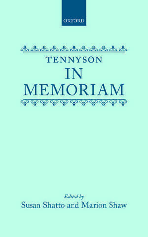 In Memoriam de Lord Tennyson, Alfred