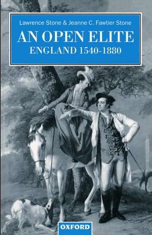 An Open Elite?: England 1540-1880 de Lawrence Stone