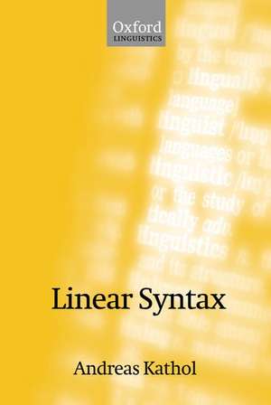 Linear Syntax de Andreas Kathol