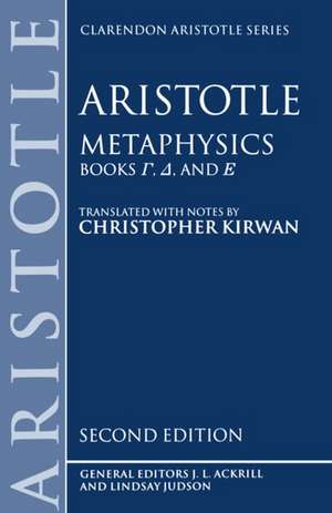 Metaphysics: Books gamma, delta, and epsilon de Aristotle