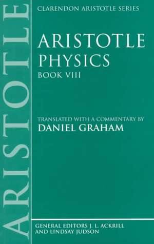 Aristotle: Physics, Book VIII de Aristotle