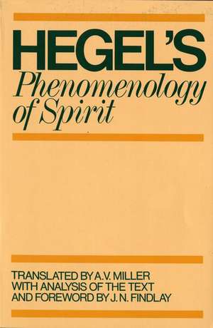 Phenomenology of Spirit de Gwf Hegel