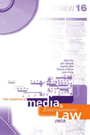 The Yearbook of Media and Entertainment Law: Volume 3, 1997/98 de Eric M. Barendt