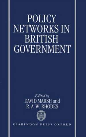 Policy Networks in British Government de David Marsh