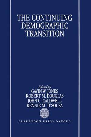 The Continuing Demographic Transition de G. W. Jones