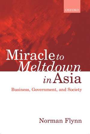 Miracle to Meltdown in Asia: Business, Government and Society de Norman Flynn