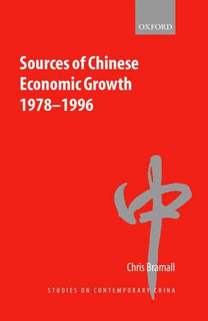 Sources of Chinese Economic Growth, 1978-1996 de Chris Bramall