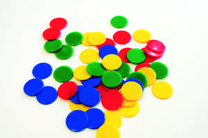 Numicon: Coloured Counters Pack of 200 de Tony Wing