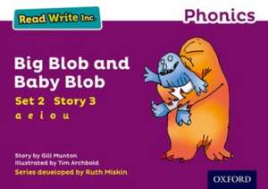 Read Write Inc. Phonics: Big Blob and Baby Blob (Purple Set 2 Storybook 3) de Gill Munton