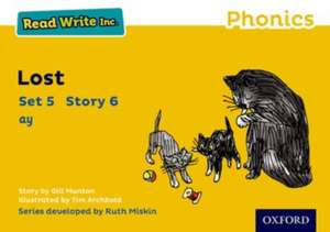 Read Write Inc. Phonics: Lost (Yellow Set 5 Storybook 6) de Gill Munton