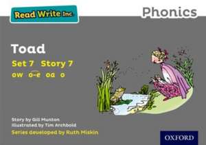 Read Write Inc. Phonics: Toad (Grey Set 7 Storybook 7) de Gill Munton