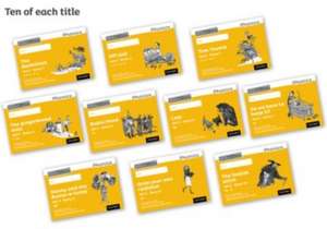 Read Write Inc. Phonics: Yellow Set 5 Core Black & White Storybooks (Pack of 100) de Gill Munton