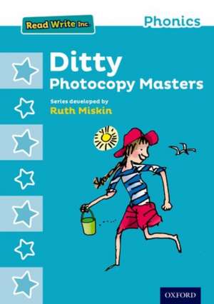 Read Write Inc. Phonics: Ditty Photocopy Masters de Ruth Miskin