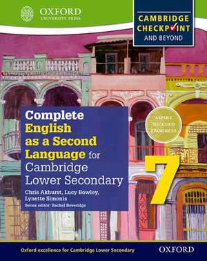 Complete English as a Second Language for Cambridge Lower Secondary Student Book 7 de Chris Akhurst