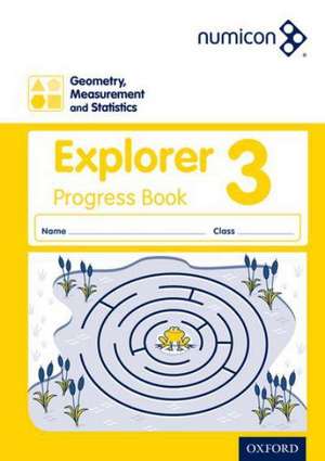 Numicon: Geometry, Measurement and Statistics 3 Explorer Progress Book de Sue Lowndes