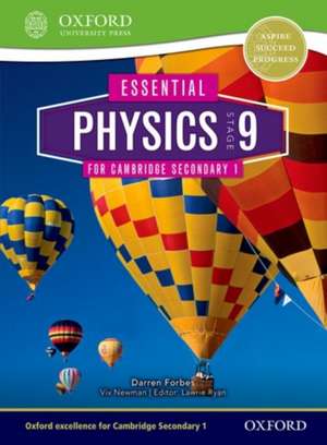 Essential Physics for Cambridge Lower Secondary Stage 9 Student Book de Lawrie Ryan