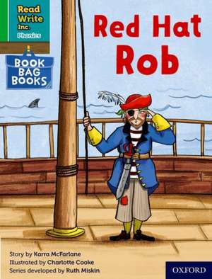 Read Write Inc. Phonics: Red Hat Rob (Green Set 1 Book Bag Book 5) de Ruth Miskin