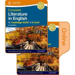 Complete Literature in English for Cambridge IGCSE & O Level: Print & Online Student Book Pack de Mark Pedroz