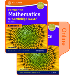 Pemberton Mathematics for Cambridge IGCSE®: Print & Online Student Book Pack de Sue Pemberton