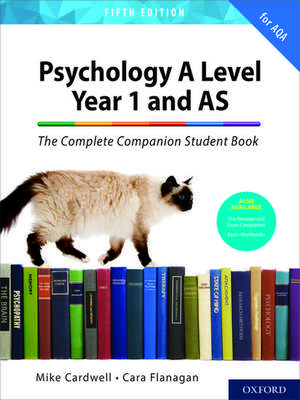 The Complete Companions: AQA Psychology A Level: Year 1 and AS Student Book de Mike Cardwell