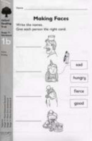 Oxford Reading Tree: Level 1+: Workbooks: Workbook 1B (Pack of 6) de Clare Kirtley