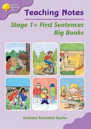 Oxford Reading Tree: Level 1+: First Sentences: Big Book Teaching Notes de Mary Mackill