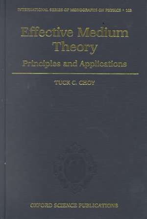 Effective Medium Theory de Tuck C. Choy