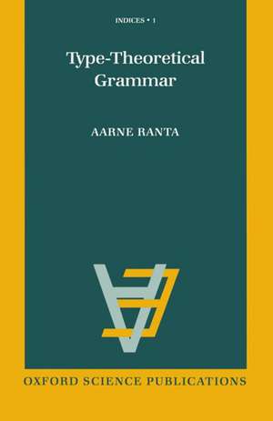 Type-theoretical Grammar de Aarne Ranta