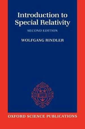 Introduction to Special Relativity de Wolfgang Rindler