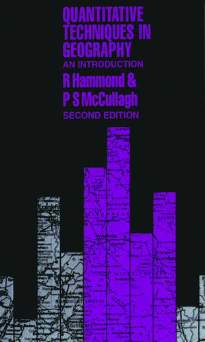 Quantitative Techniques in Geography: An Introduction de R. Hammond