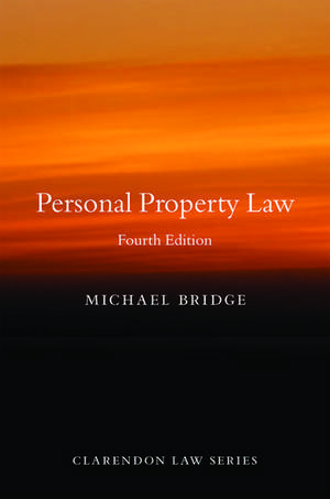 Personal Property Law de Michael Bridge