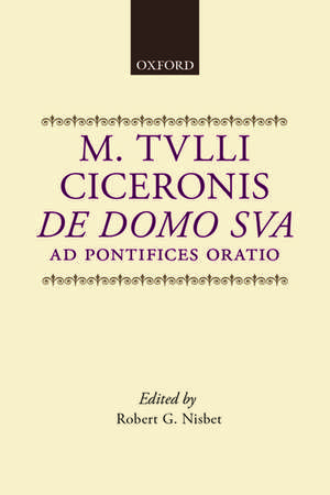 De Domo Sua Ad Pontifices Oratio de Marcus Tullius Cicero