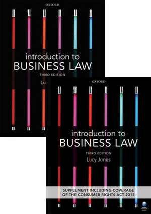 Introduction to Business Law de Lucy Jones