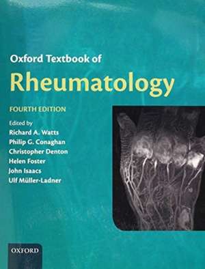 Oxford Textbook of Rheumatology de Richard A. Watts