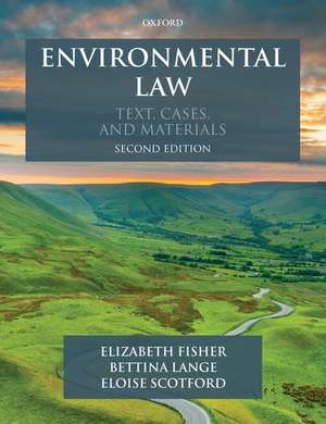 Environmental Law: Text, Cases & Materials de Elizabeth Fisher