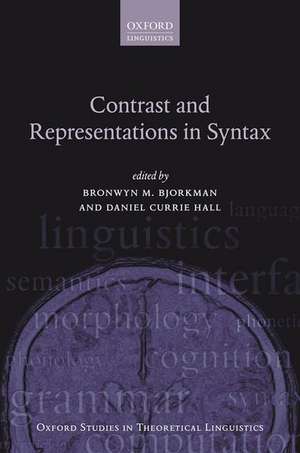 Contrast and Representations in Syntax de Bronwyn M. Bjorkman